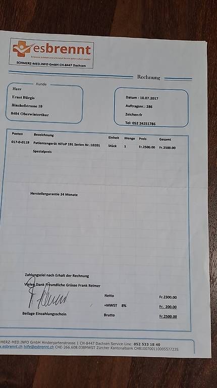 Appareils de massage: HiToP Therapiegerät – D'occasion à Winterthur par samot64 4