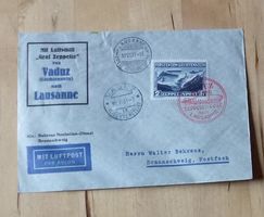 Liechtenstein ++ Zeppelinpost 1931