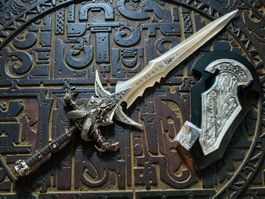 WORLD of Warcraft SCHWERT Stahl 120cm V2