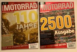 MOTORRAD - Jubiläumsausgaben - Nr. 2500 und 110 Jahre