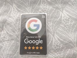 Google Review Card Black NFC