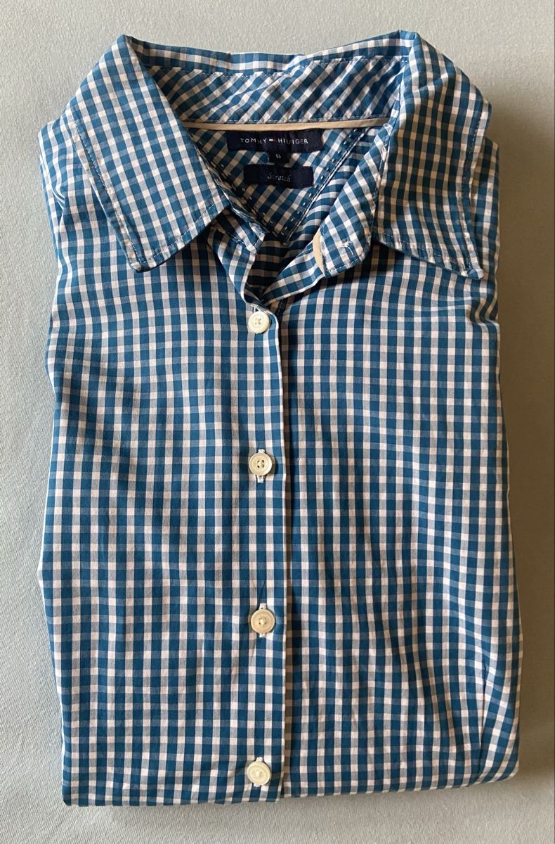 Tommy Hilfiger Camicette:  Bluse kariert blau weiss   – Usato da Baden venduto da Sarahhedwig