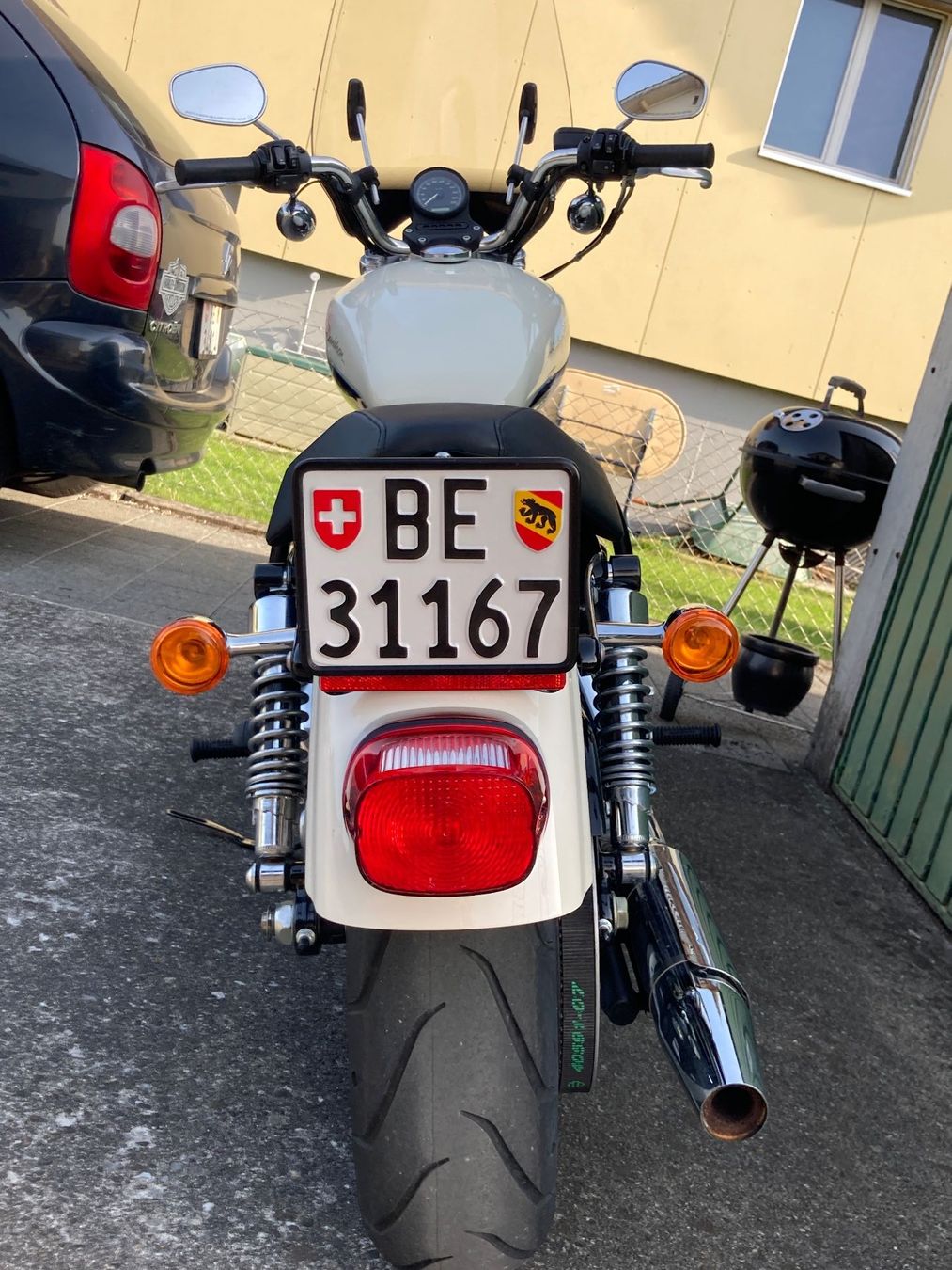 Harley-Davidson Chopper: Harley Davidson XL883L Super Low, weiss – Usato da Utzenstorf venduto da MIDY01 4