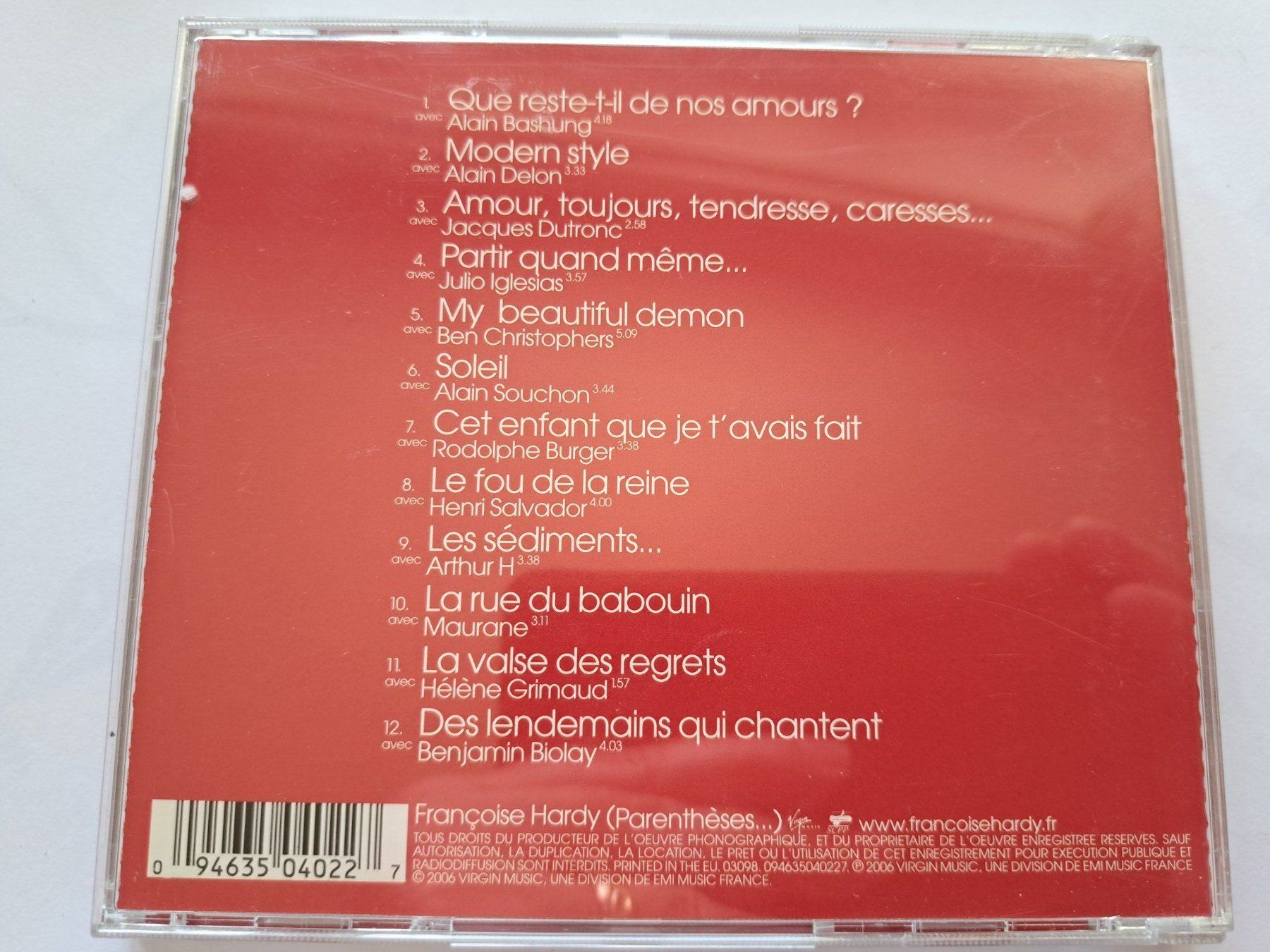 CDs: Cd Françoise Hardy - Duos  – D'occasion à Pully par bro_n52j 1