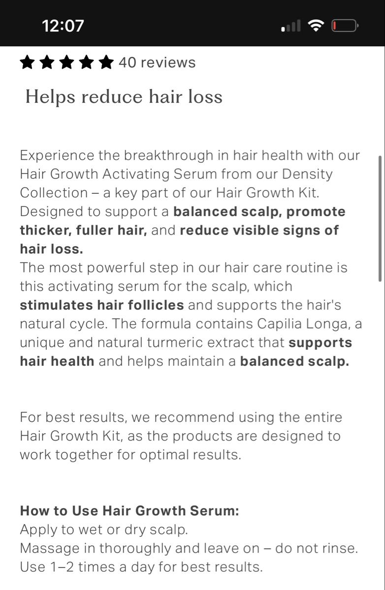 Prodotti per capelli: Under Your Skin Density Drops – Nuovo e nell'imballaggio originale da Kloten venduto da raf_6nbr 2