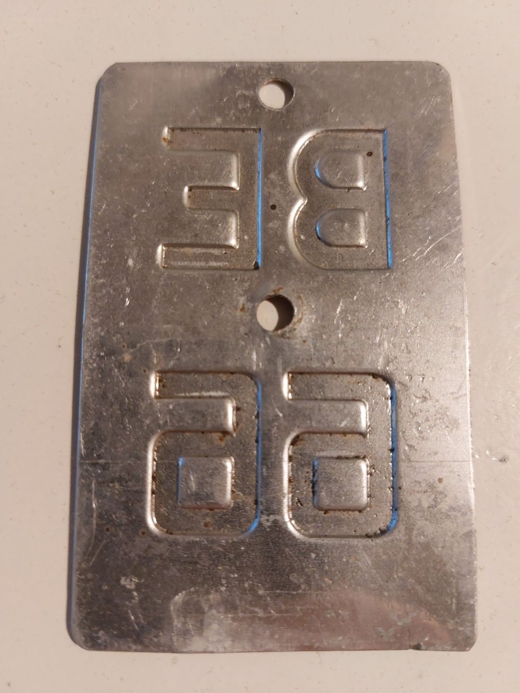 Sachs Insegne: Velonummer BE 66 plaque Velo – Usato da Schenkon venduto da Uhu007 1