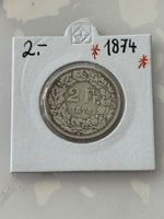 2 Franken 1874  sehr Rar