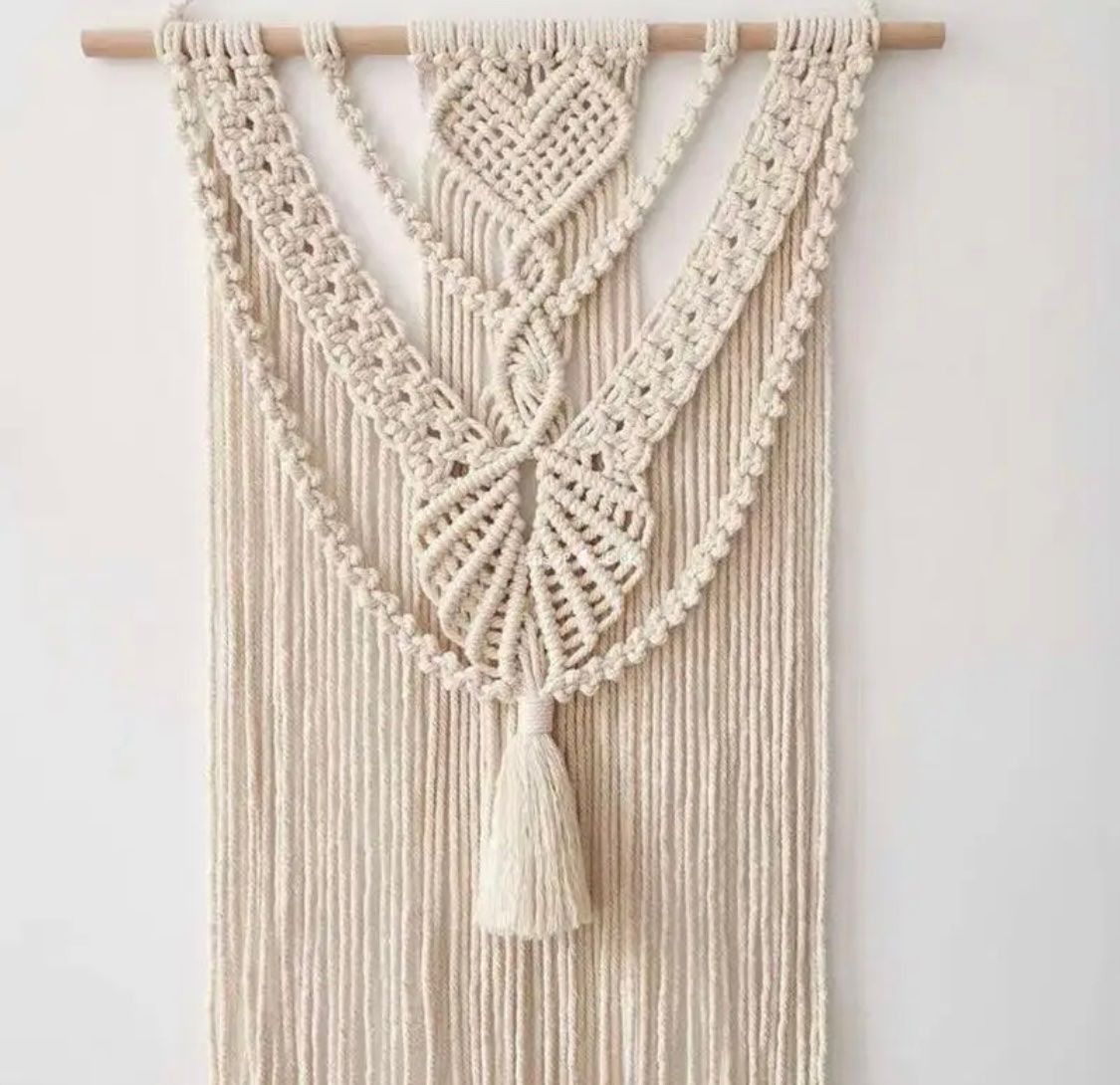 Tutte le decorazioni: Makramee Wandbehang Herz, NEU – Nuovo e nell'imballaggio originale da Lachen SZ venduto da Luxolino 1