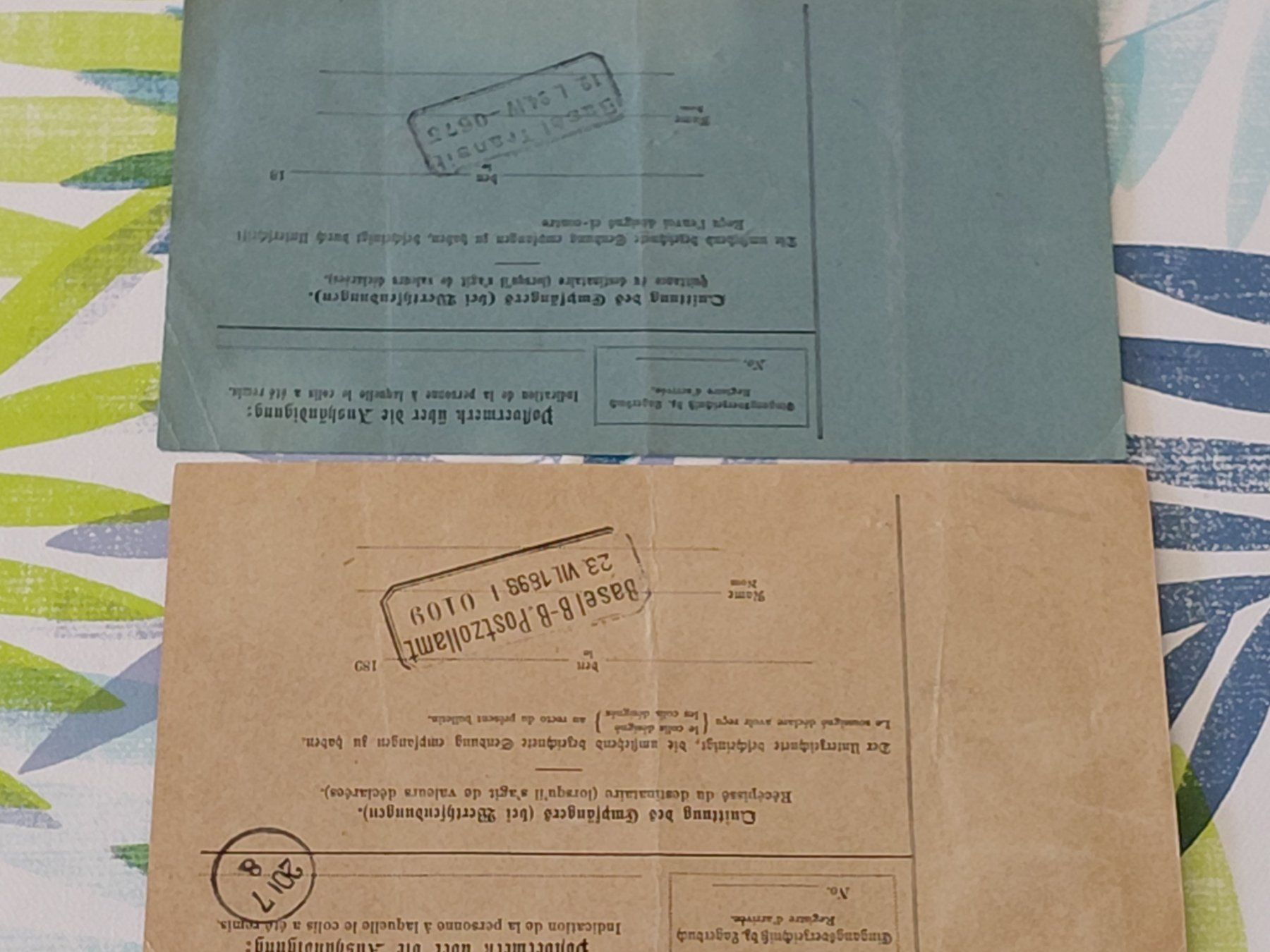 Tutti i francobolli: 2 tolle Paketpostkarten DR 1938 – Usato da Horw venduto da Onurb008 1