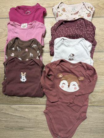 8x Langärmliges Body für Mädchen, Größe 98 🎀