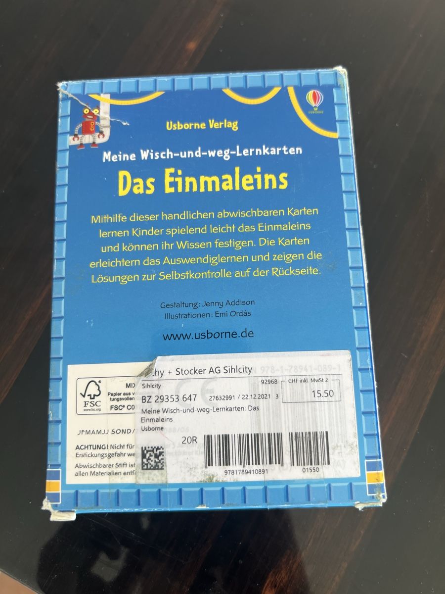 Spiele: Lernkarten  – Gebraucht aus Wädenswil von yan_gm82 2