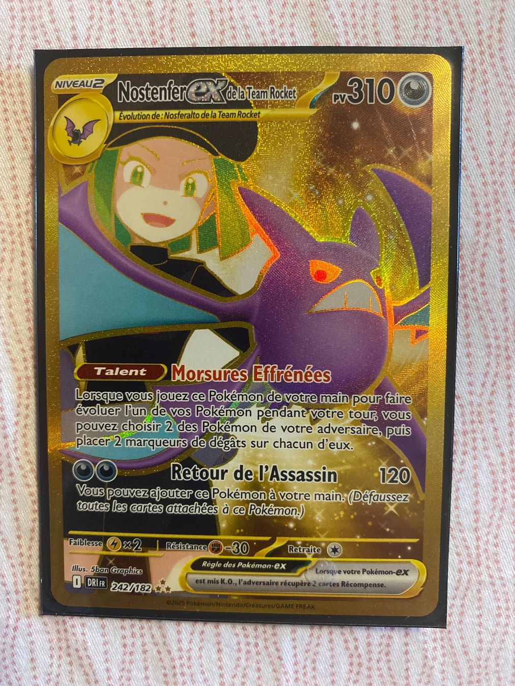 Pokémon Carte collezionabili: Nostenfer ex de la team rocket – Usato da Jongny venduto da Poke-Riviera.