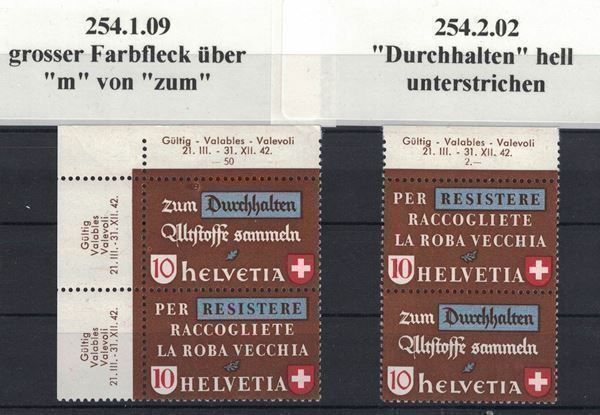 Tutti i francobolli: Altstoffverwertung ** – Nuovo (secondo la descrizione) da Birsfelden venduto da jas54