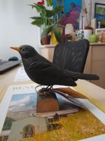 Amsel holzgeschnitzt