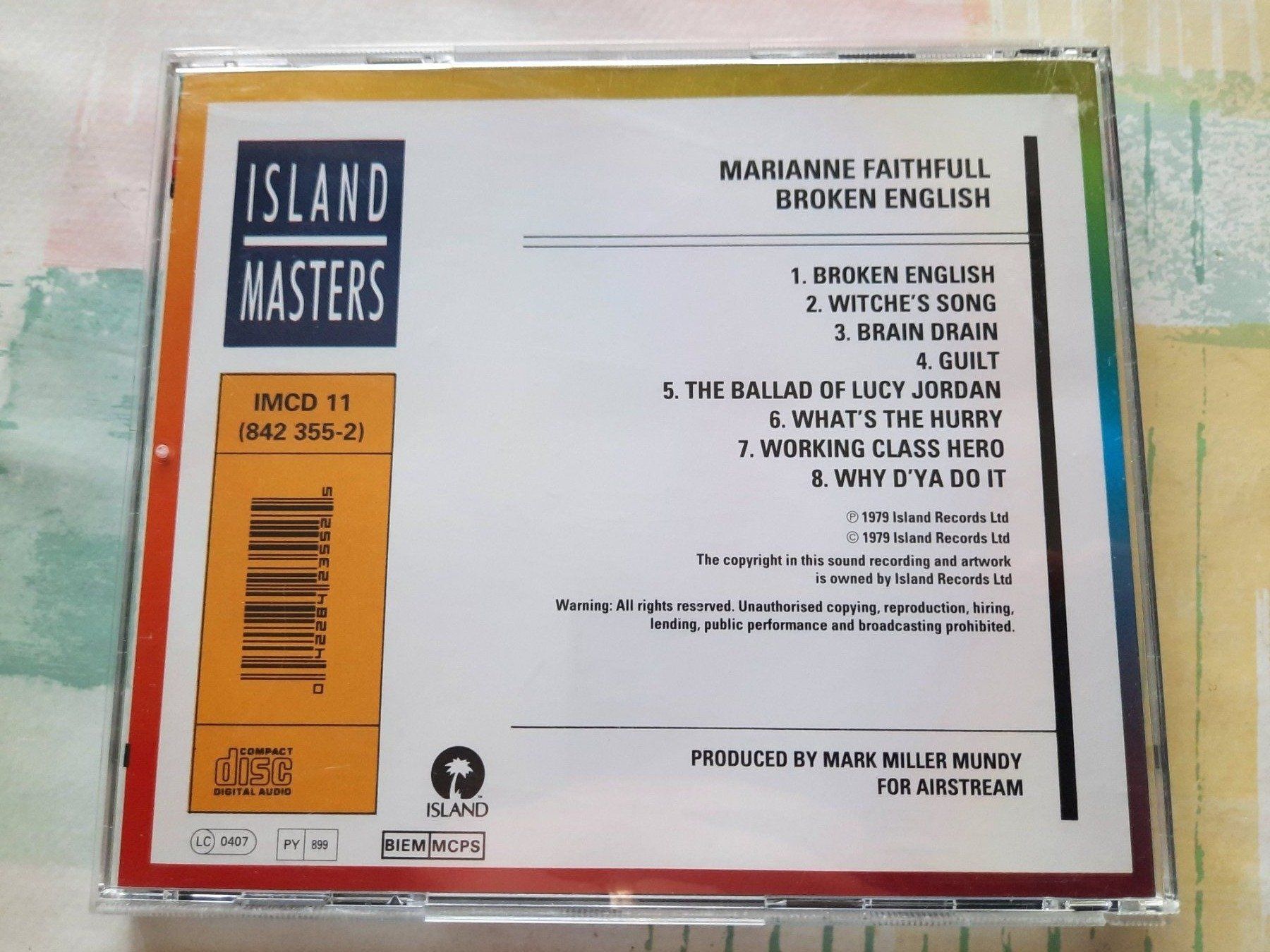 CDs: CD Marianne Faithfull - Broken English – Gebraucht aus Pully von bro_n52j 3