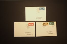 1970 MiNr. 624 - 627 Bundesrepublik Deutschland FDC