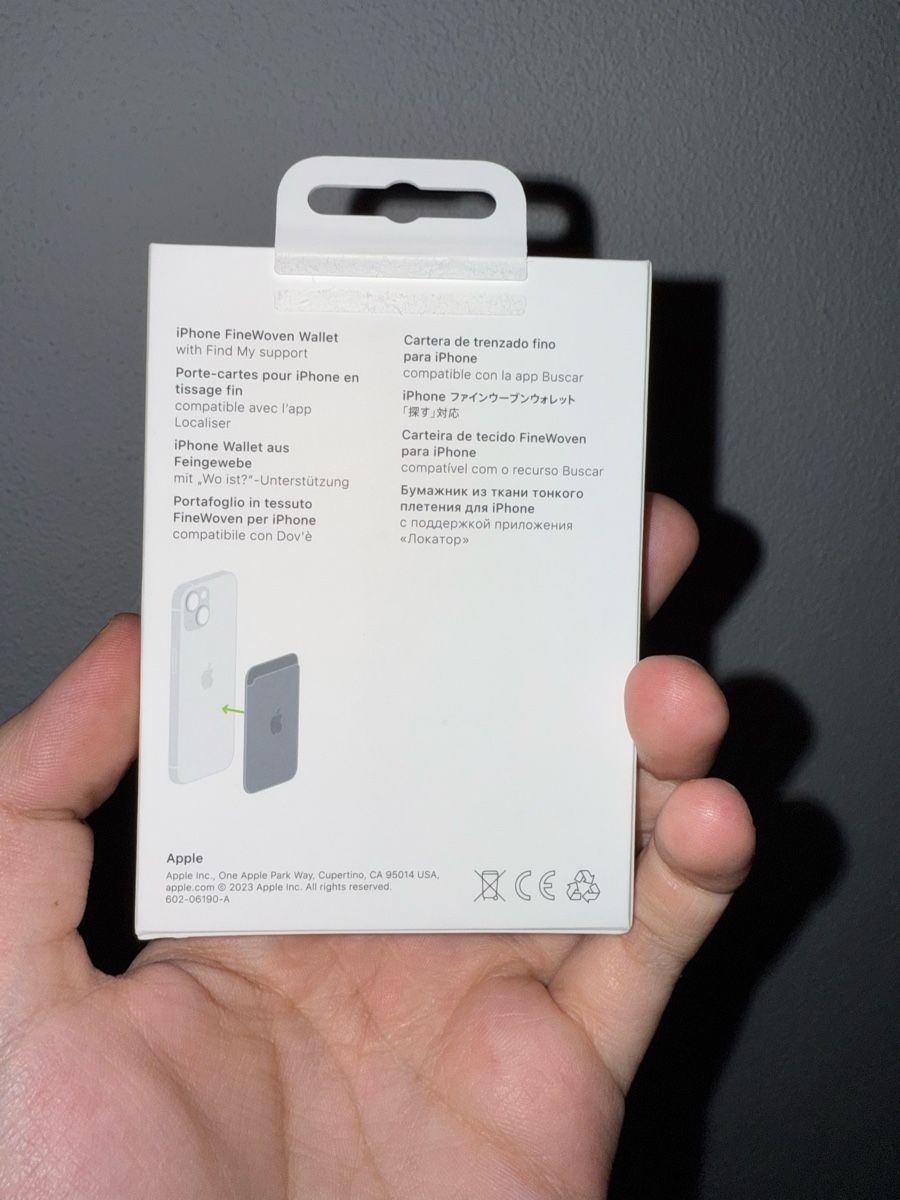Apple Cover & Protezioni schermo: Original Apple iPhone FineWoven Wallet mit Magsafe – Nuovo (secondo la descrizione) da Reinach AG venduto da Azrael702 1