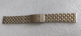 Uhrenarmband Stainless Steel 19.94 mm Anstoss, Silber Farbe