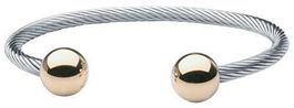 Magnetarmreif Sabona Silber Gold Grösse XL