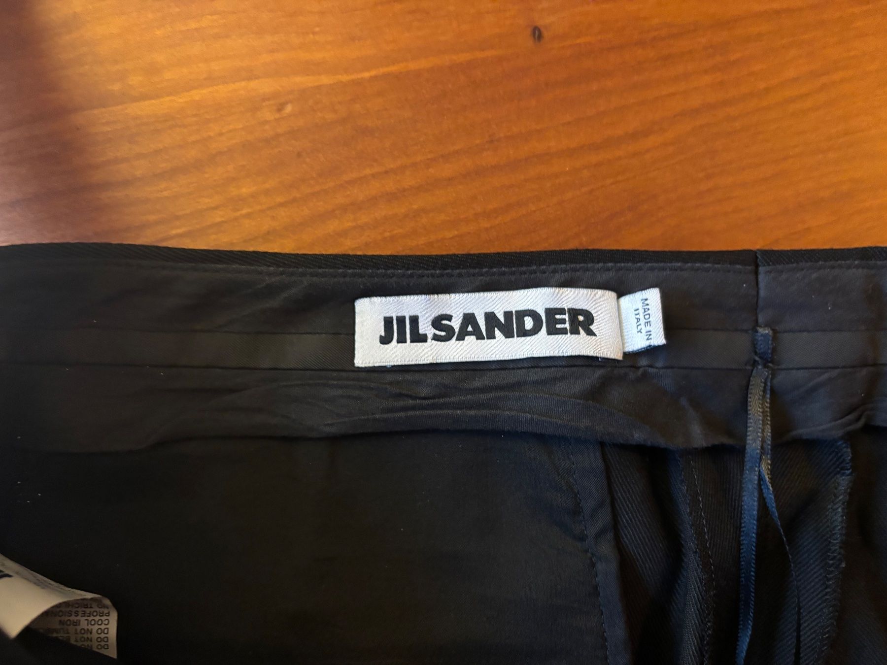 Jil Sander Pantaloni: Jil Sander virgin Wool Straight Leg Pants – Usato da Zürich venduto da Schwoni 3