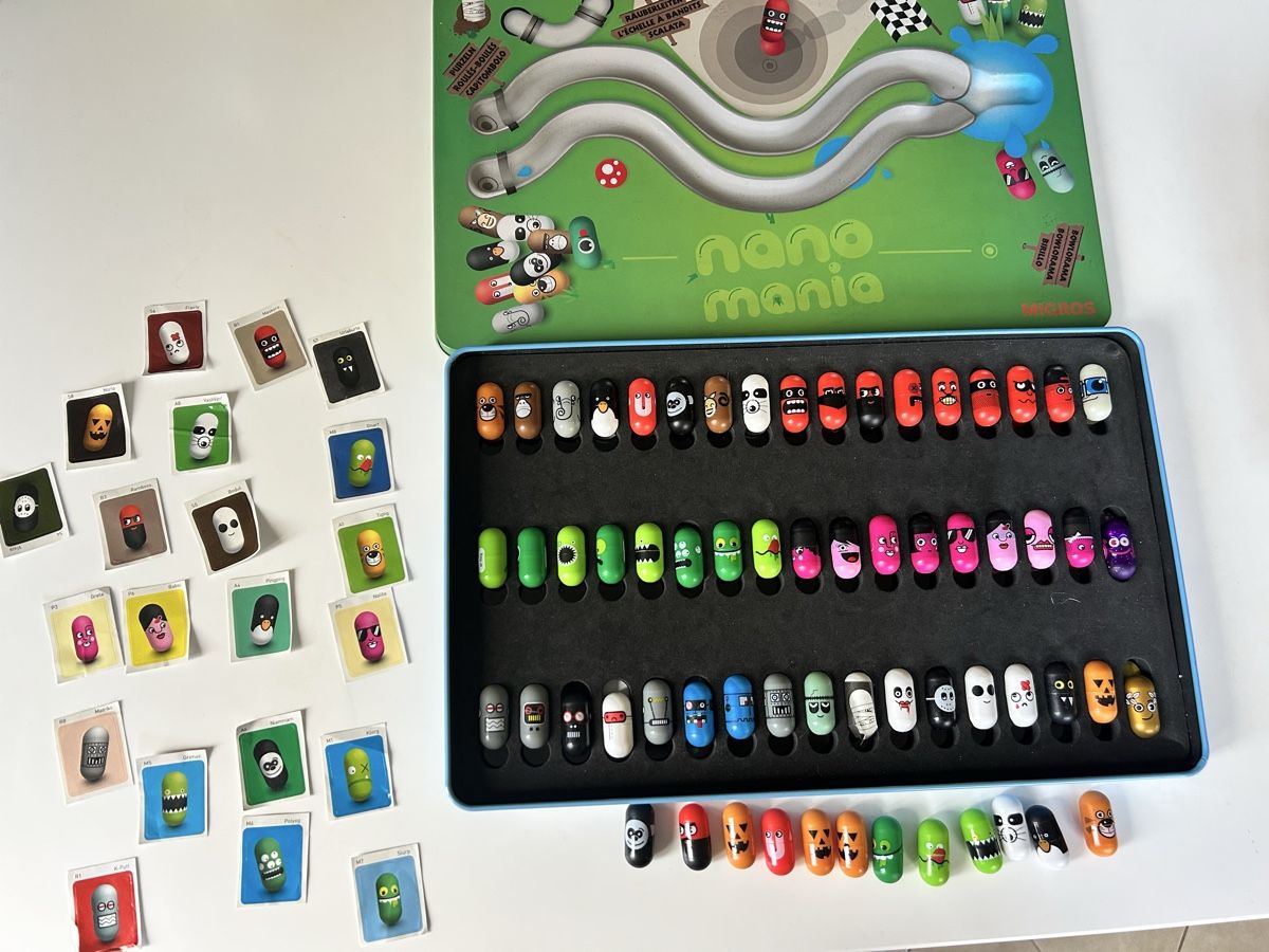 Migros Giochi: Nano mania complet + doubles + stickers – Usato da Lausanne venduto da mmangiol