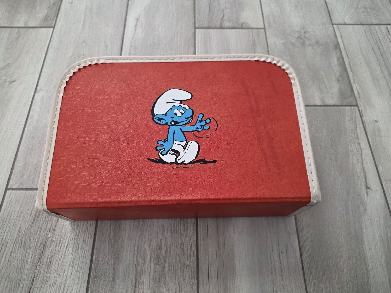 Valigie: Schlümpfe Koffer rot Vintage – Usato da Dorf venduto da Echo_Elements