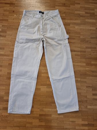 Pantalons homme PULL & BEAR écru T32