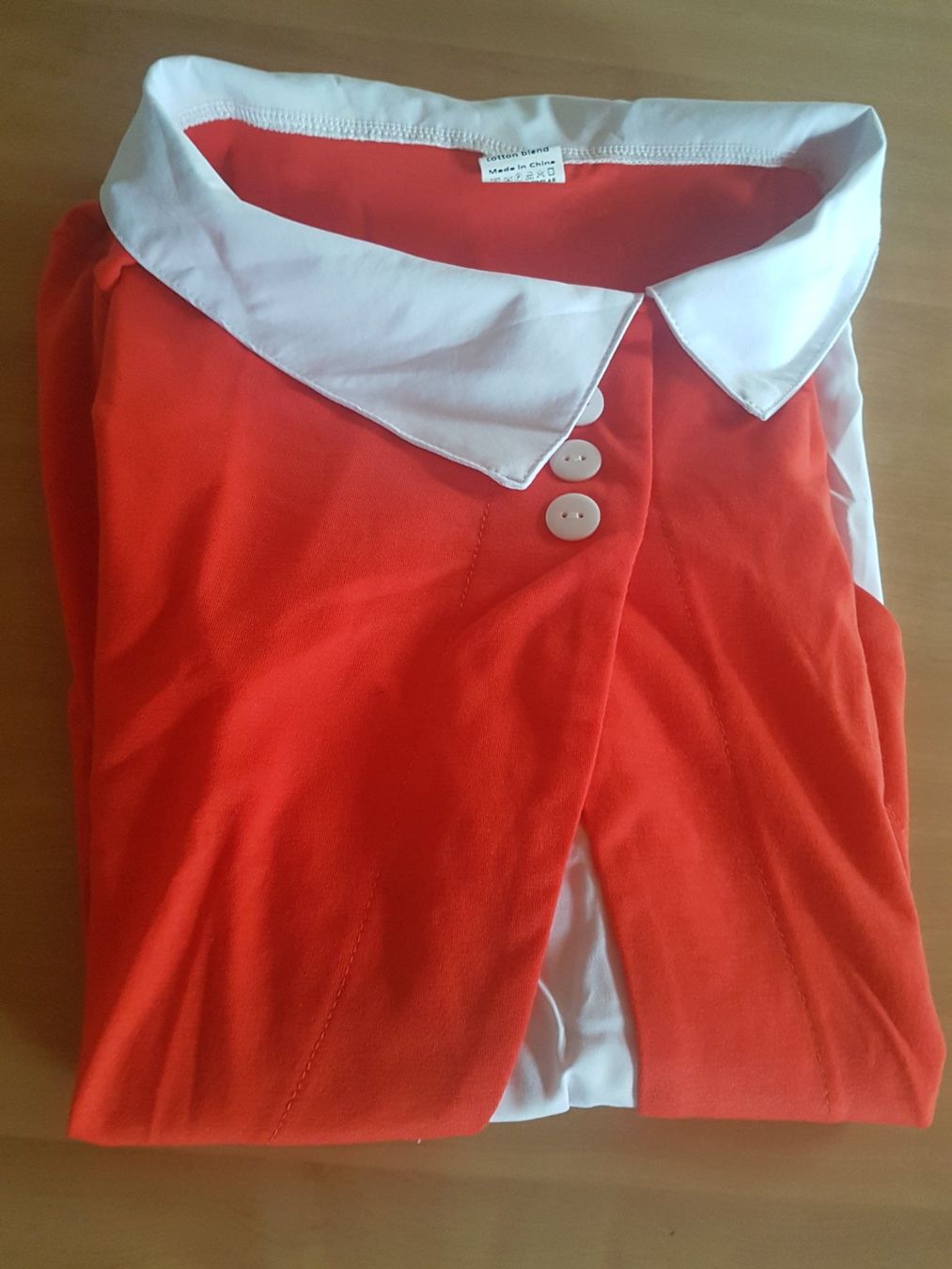 Tuniche: Blouse - tunique rouge blanche taille M – Usato da Villiers venduto da san_jn5w 5