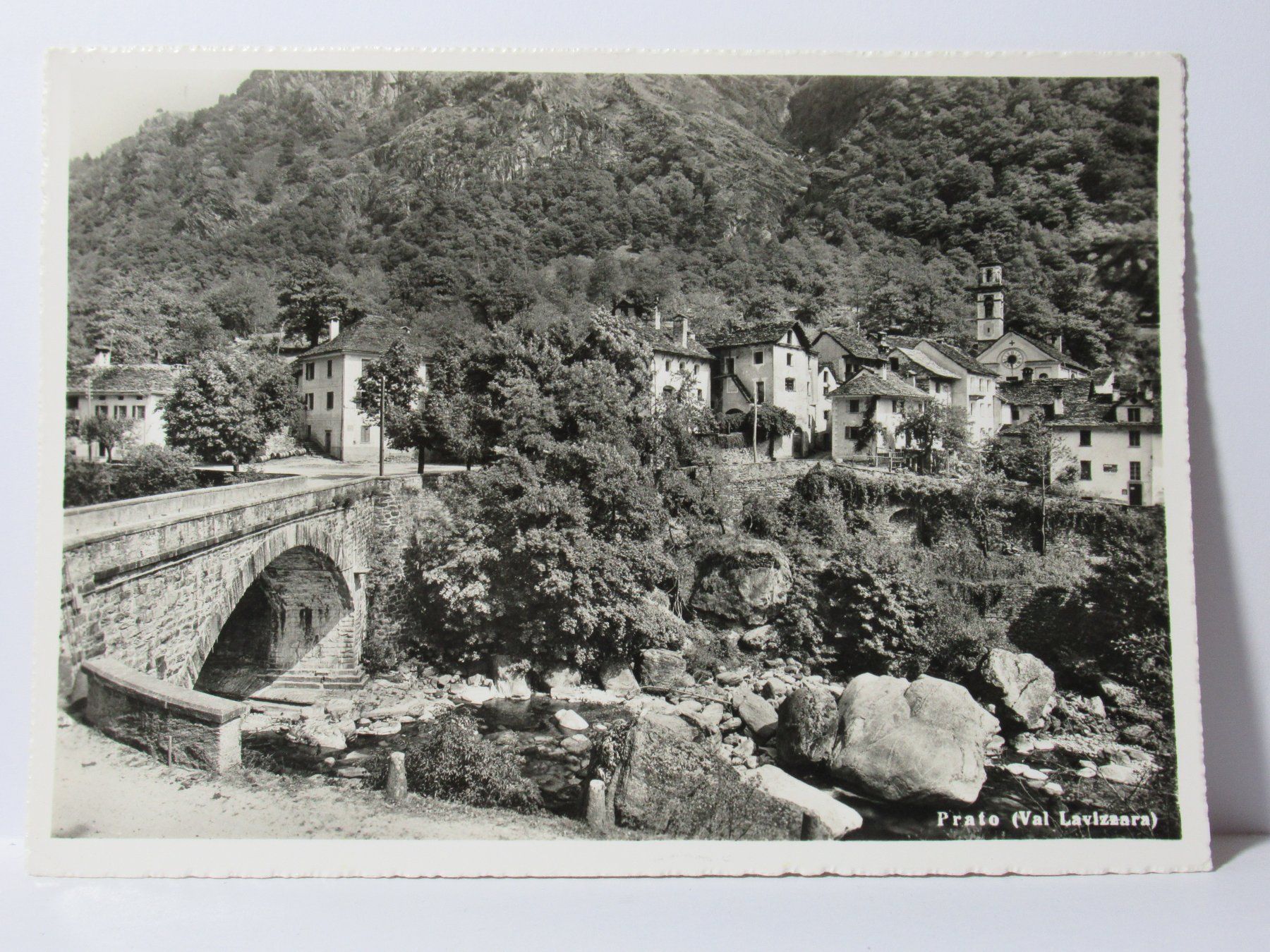 Ansichtskarten: Prato Val Lavizzara  1954 – Gebraucht aus Grenchen von Bluemchen1900
