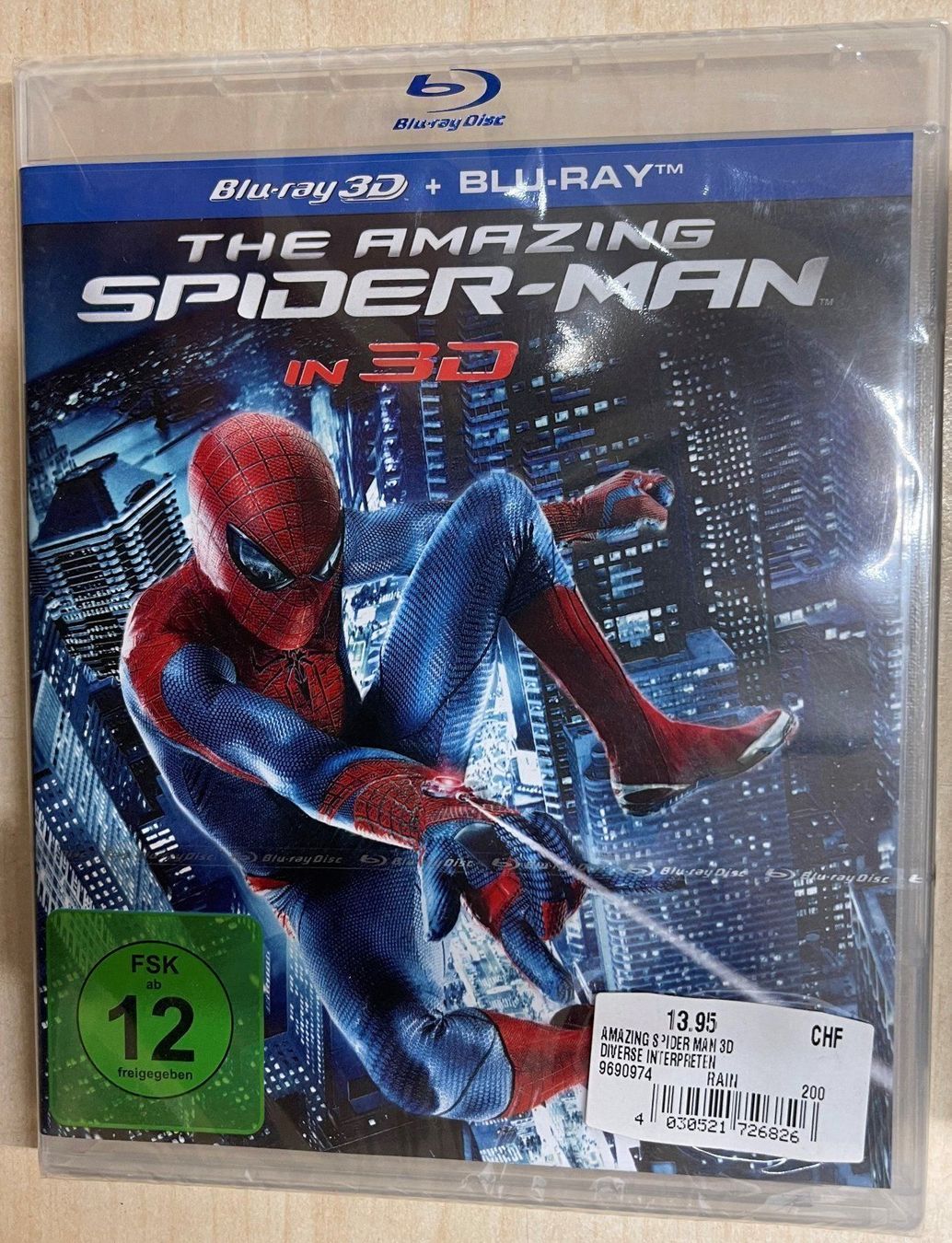 Alle DVDs: The Amazing Spider-Man(+ Blu-ray 3D) – Neu und originalverpackt aus Oftringen von Vucki