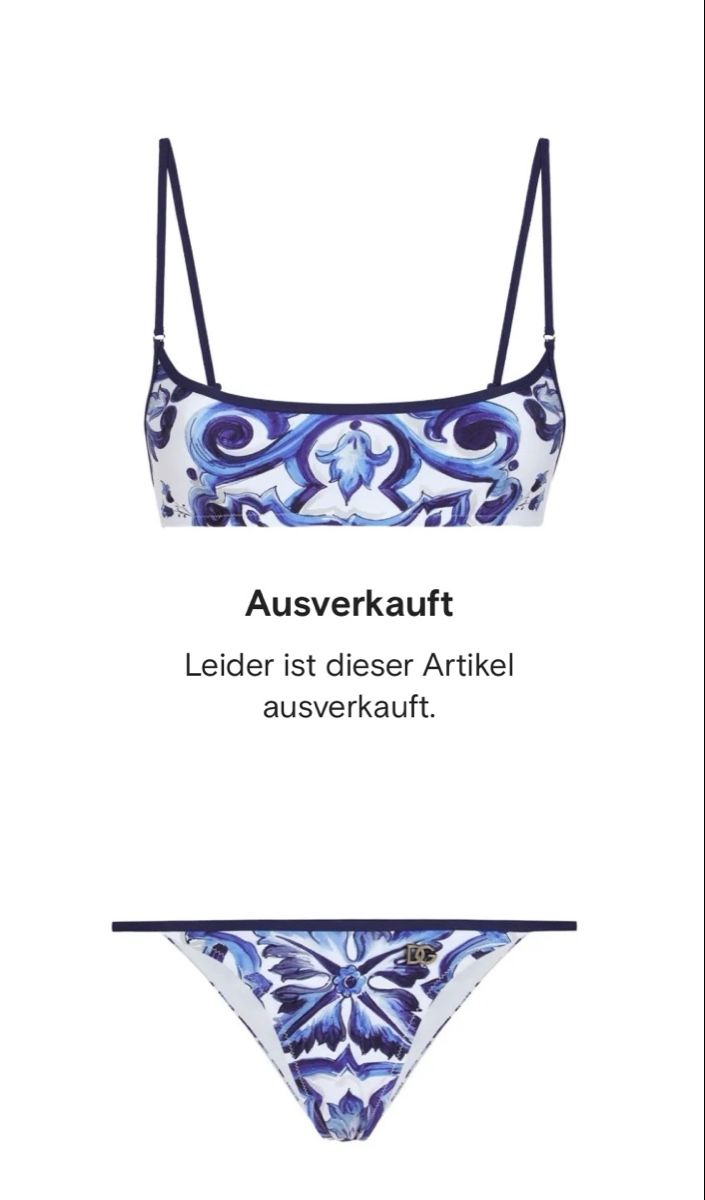 Dolce & Gabbana Costumi da bagno & Bikini: Dolce & Gabanna Bikini – Usato da Reinach AG venduto da MineD 1