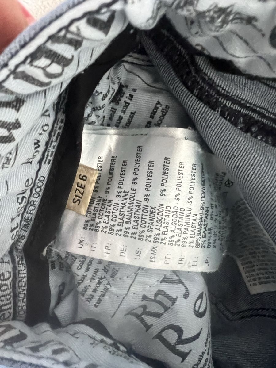 Pantaloni: JOHN GALLIANO DESIGNER JEANS GR 6 – Usato da Basel venduto da theo-g77 5