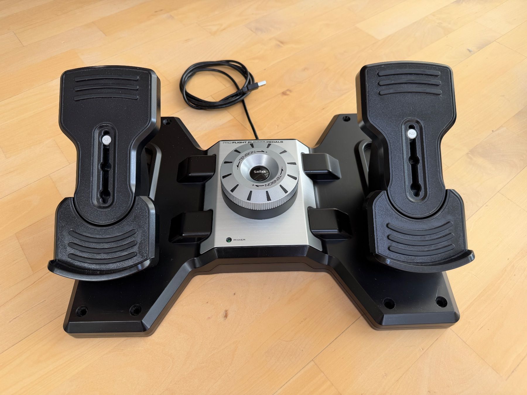 Saitek Manettes: Saitek Flight Yoke System - Komplett-Bundle – D'occasion à Kriens par Letolu 3