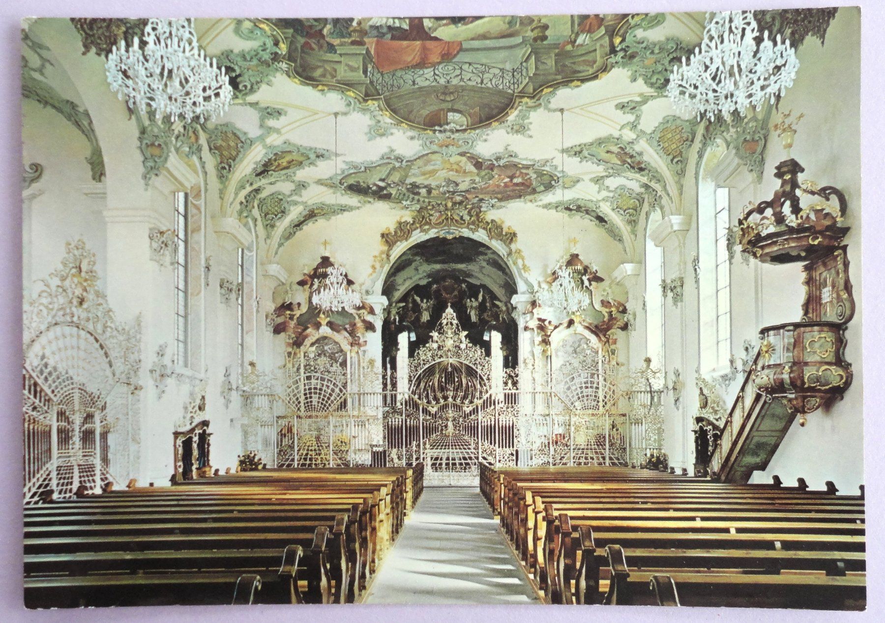 Cartoline postali: Klosterkirche St. Ulrich, Kreuzlingen – Usato da Fétigny venduto da Billy2miny