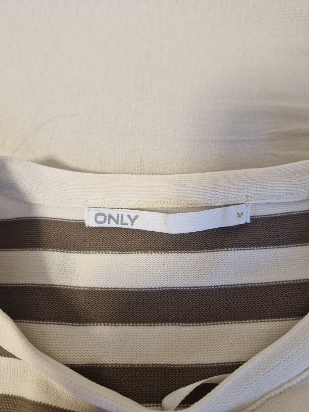 Only Maglioni & Felpe: ONLY Strickpullover Grösse M Herbstlicher Streifenlook – Usato da Wädenswil venduto da ari_k29d 2