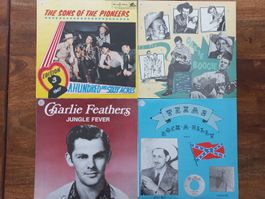 4 Raritätn Vinyl Schallplatten Country Rockabilly