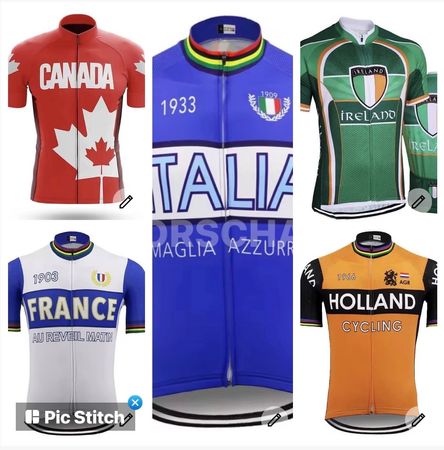 Italia / France / Canada / Holland / Irland Trikot - L - NEU