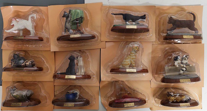 Statuette: lot de 80 figurines de chats Atlas – Nuovo e nell'imballaggio originale da Nyon venduto da tekkboy1968 5