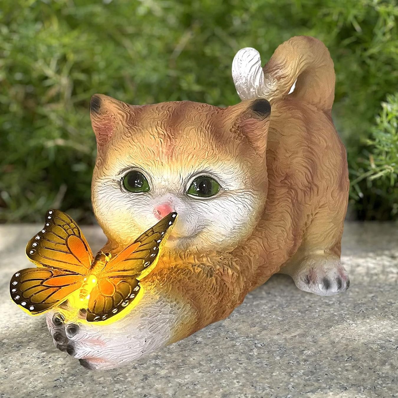 Figuren: Katze Gartendeko Schmetterlinge Solarlampen – Neu und originalverpackt aus Nuglar von SaleRitter 4