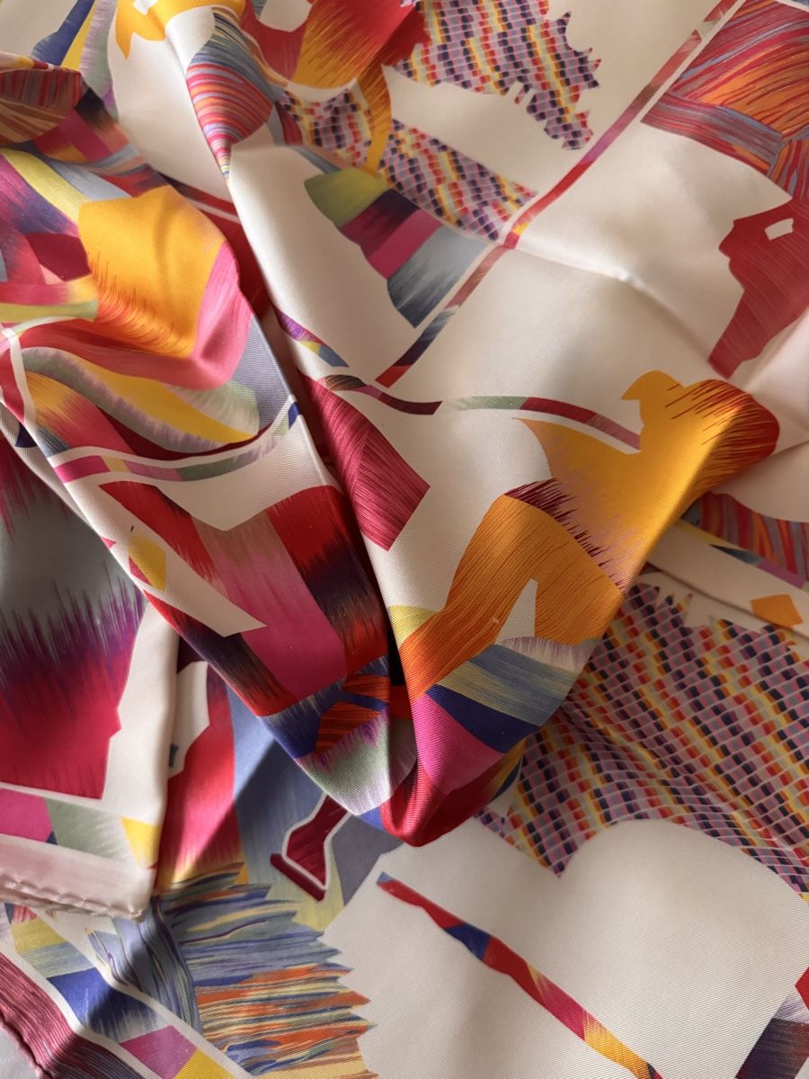 Hermès Foulard & Sciarpe: Hermès carré 90 Marble WoW  – Nuovo e nell'imballaggio originale da Genève venduto da Allisgood 3