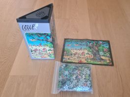 Vintage HEYE Puzzle: LOUP - High Life 1974 - 750 Teile