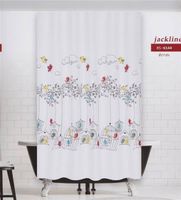Polyester Duschvorhang-BIRDS-180X200CM