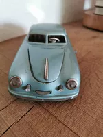 Porsche Jouet Ancienne en Tôle Bleue, Vintage, à Clef!