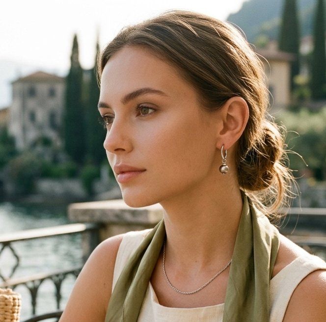 Boucles d'oreille: Design Creolen mit Perlen - A&C neu – Neuf avec emballage d'origine à Uetikon am See par Springdream 1