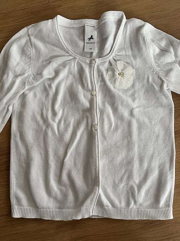 Giacche & Cappotti: Strickjacke weiss 128 – Usato da Buchrain venduto da eule2109 2