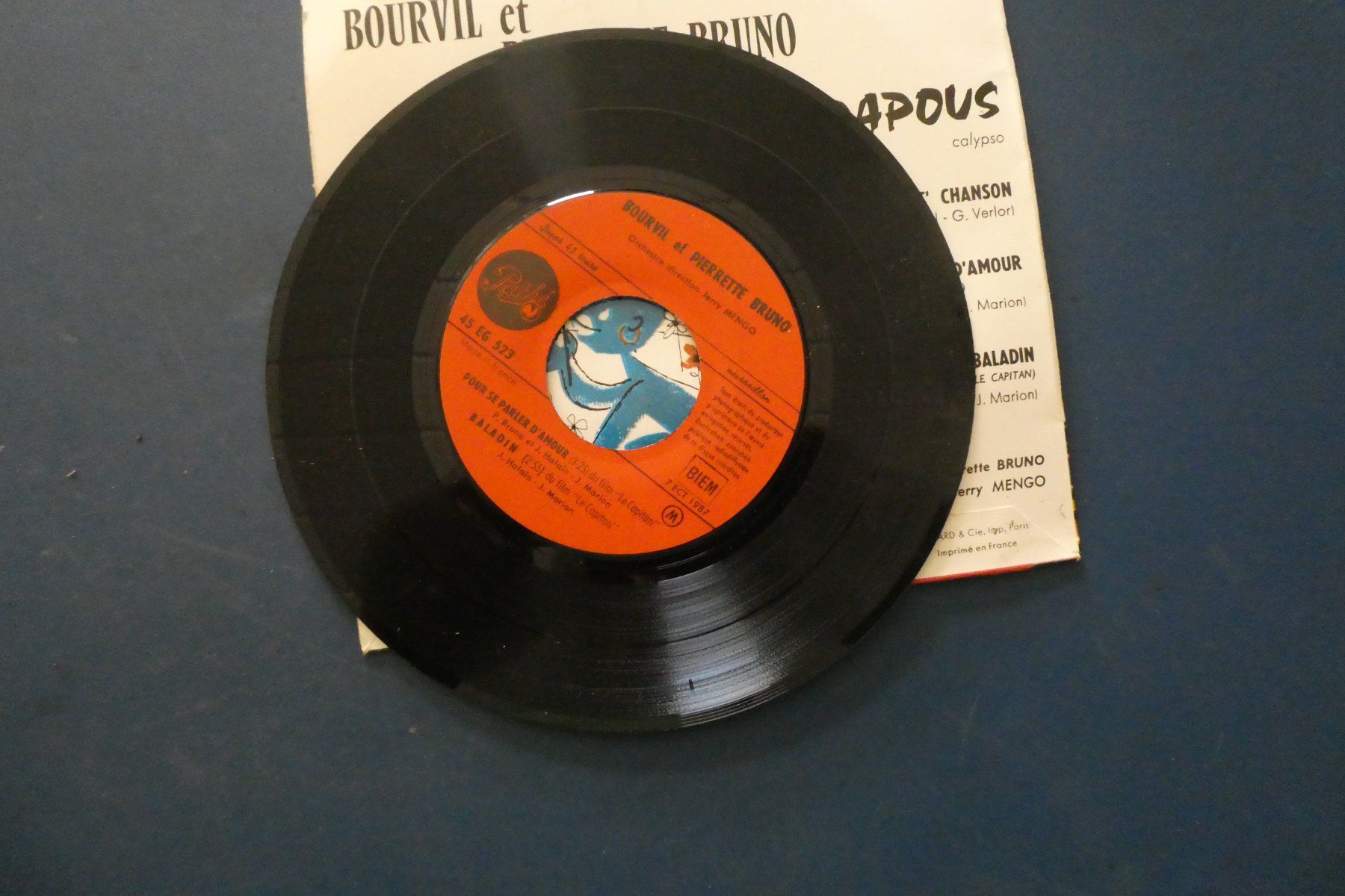 Schallplatten: Bourvil 45 Pathé Marconi édition – Gebraucht aus Fontaines NE von monloisir 3