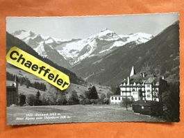 Alte Ansichtskarte Gstaad mit Hotel Alpina mit Oldenhorn