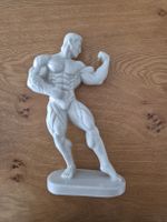 Muskelmann Figur Bodybuilder Statue Deko Fitness