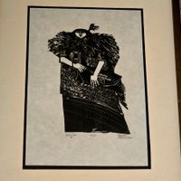 Linolschnitt von Werner Hofmann, 1980 - handsigniert 4/25