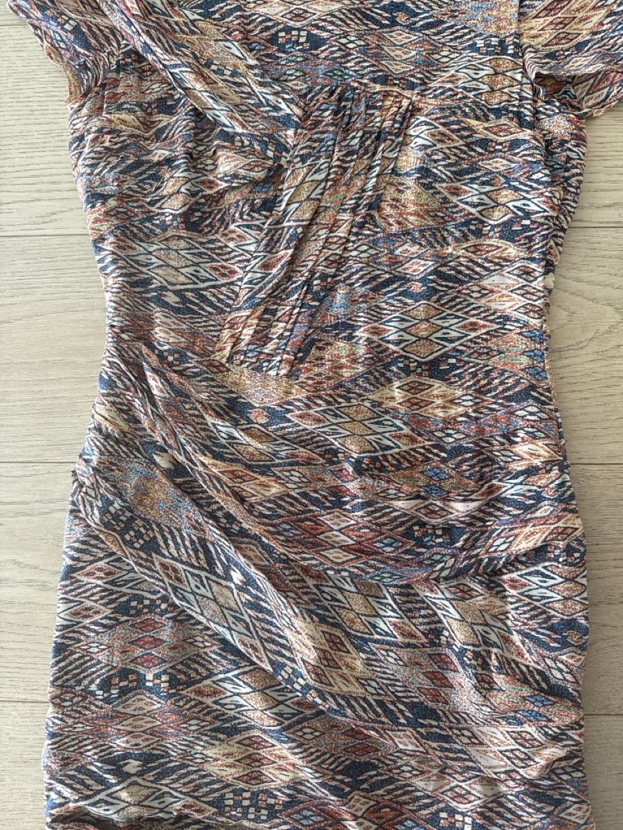 Kleider: Robe d'été IRO multicolore, taille 2, style bohème chic. – Gebraucht aus Rheinfelden von Babydressing 2